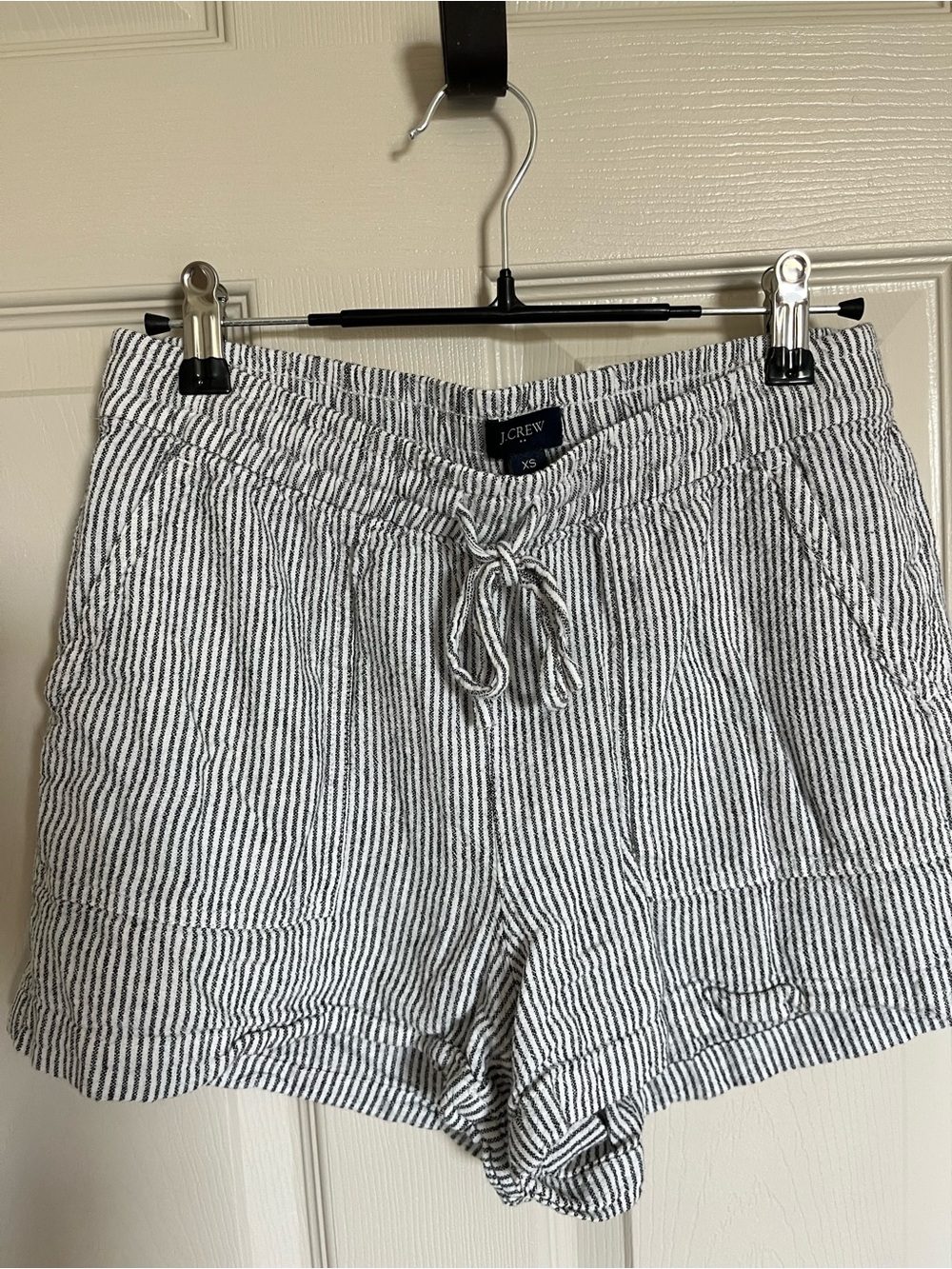 J. Crew Women’s Striped Shorts - White & Black